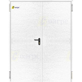 Puertas RF cortafuegos metálicas EI₂ 60 C5 doble hoja