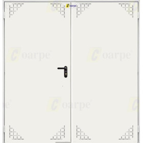 Puerta Multiusos Doble Hoja Blanca con Ventilación 1970*2050 PADILLA