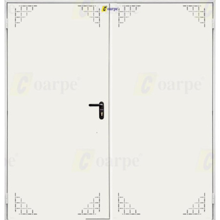 Puerta Multiusos Doble Hoja Blanca con Ventilación 1970*2050 PADILLA