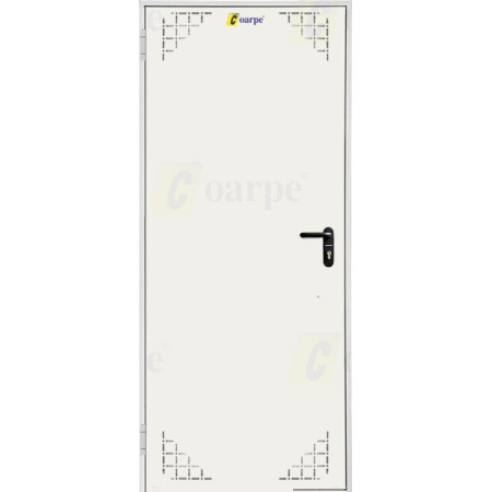 Puerta Multiusos Con Rejilla  890*2050 Blanco Ral 9010