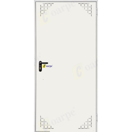 Puerta Multiusos Con Rejilla  990*2050 Blanco Ral 9010