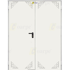 Puerta Multiusos Doble Hoja Blanca con Ventilación 1590*2050 PADILLA