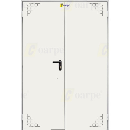 Puerta Multiusos blanca de Doble Hoja con Ventilación 1300*2050