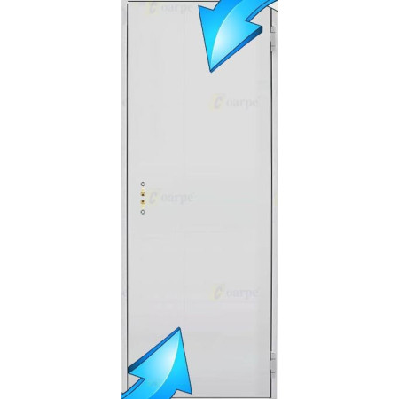 Puerta Multiusos Reversible gris sin Ventilación 800*2050