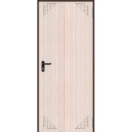 Puerta Multiusos  890*2050 Con Rejilla Imitación Madera PADILLA