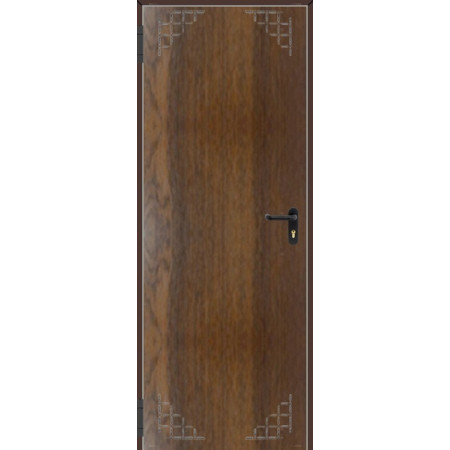 Puerta Multiusos  800*2050 Con Rejilla Imitación Madera PADILLA