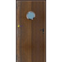 Puerta Multiusos Mirillas  990*2050 Imitación Madera PADILLA