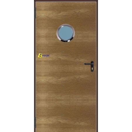 Puerta Multiusos Mirillas  990*2050 Imitación Madera PADILLA