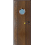 Puerta Multiusos Mirillas  800*2050 Imitación Madera PADILLA