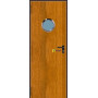 Puerta Multiusos Mirillas  800*2050 Imitación Madera PADILLA