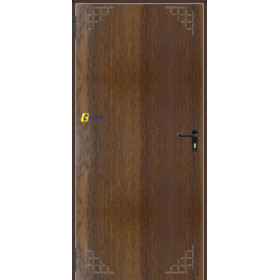 Puerta Multiusos  990*2050 Con Rejilla Imitación Madera PADILLA