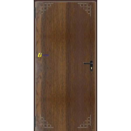 Puerta Multiusos  990*2050 Con Rejilla Imitación Madera PADILLA