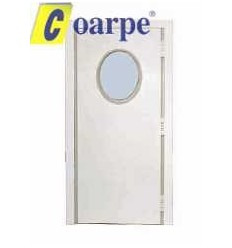 Vaivén Inyectada de Panel con mirilla 1 Hoja