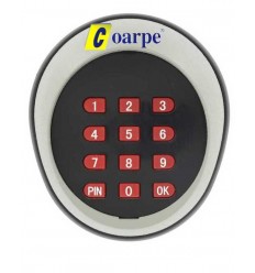 Pulsador multimarca de teclado inalámbrico con caja metálica