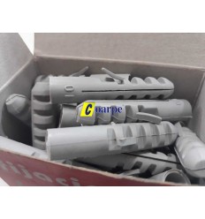 Taco Nylon 10 mm gris (Caja 50 U.)