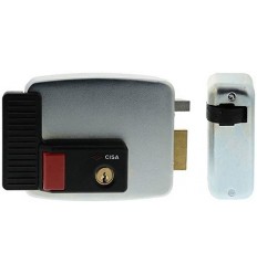Cerradura eléctrica de sobreponer 60 Botón+cilindro