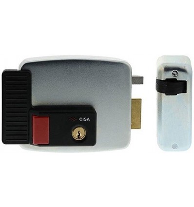Cerradura eléctrica de sobreponer 60 Botón+cilindro