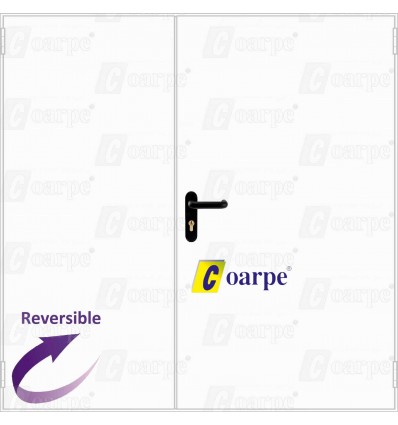 Puerta multiusos 2 hojas 1350x2100 con ventilación