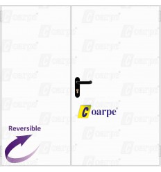 Puerta multiusos 2 hojas 1350x2100 con ventilación