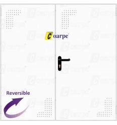 Puerta multiusos 2 hojas 1350x2100 con ventilación