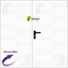 Puerta multiusos 2 hojas 1350x2100 con ventilación