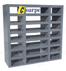 Rejilla intumescente cortafuegos de ventilación.