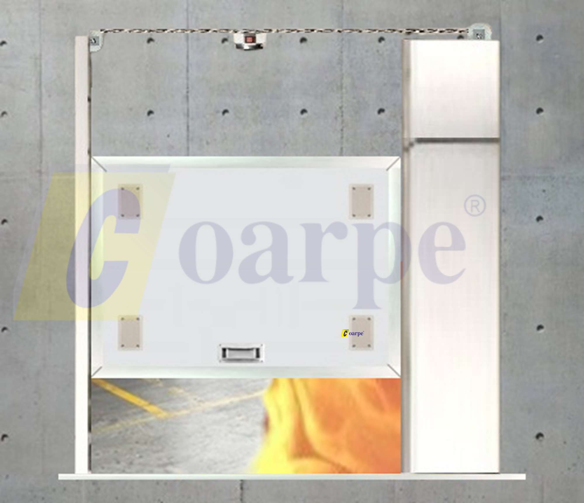 cortafuegos guillotina