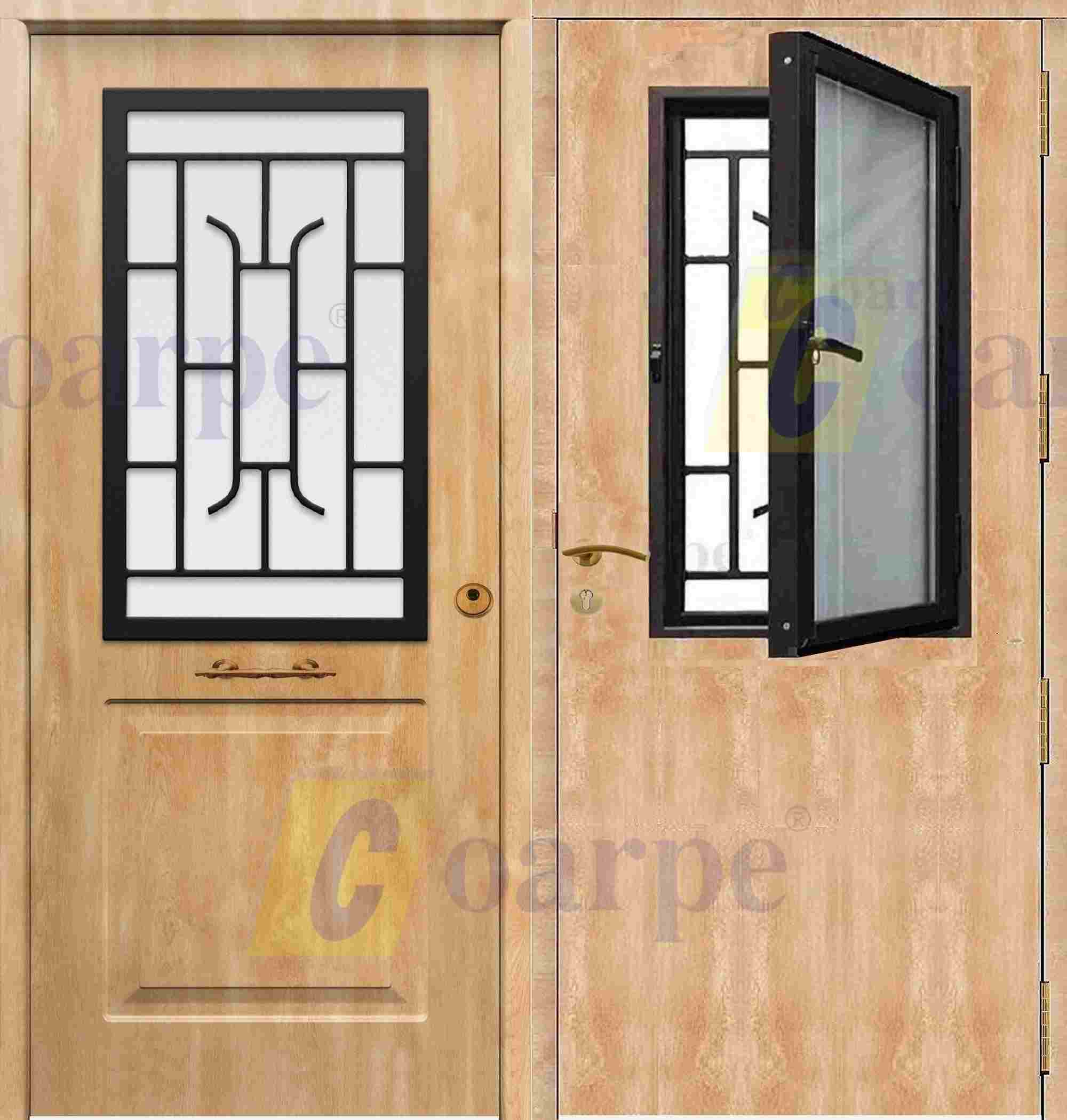 puerta con ventana